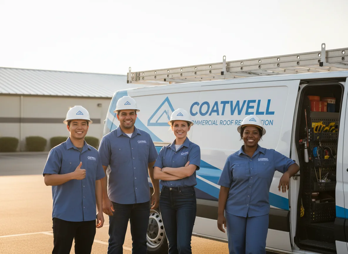 Commercial roof coating company in Barry, MN